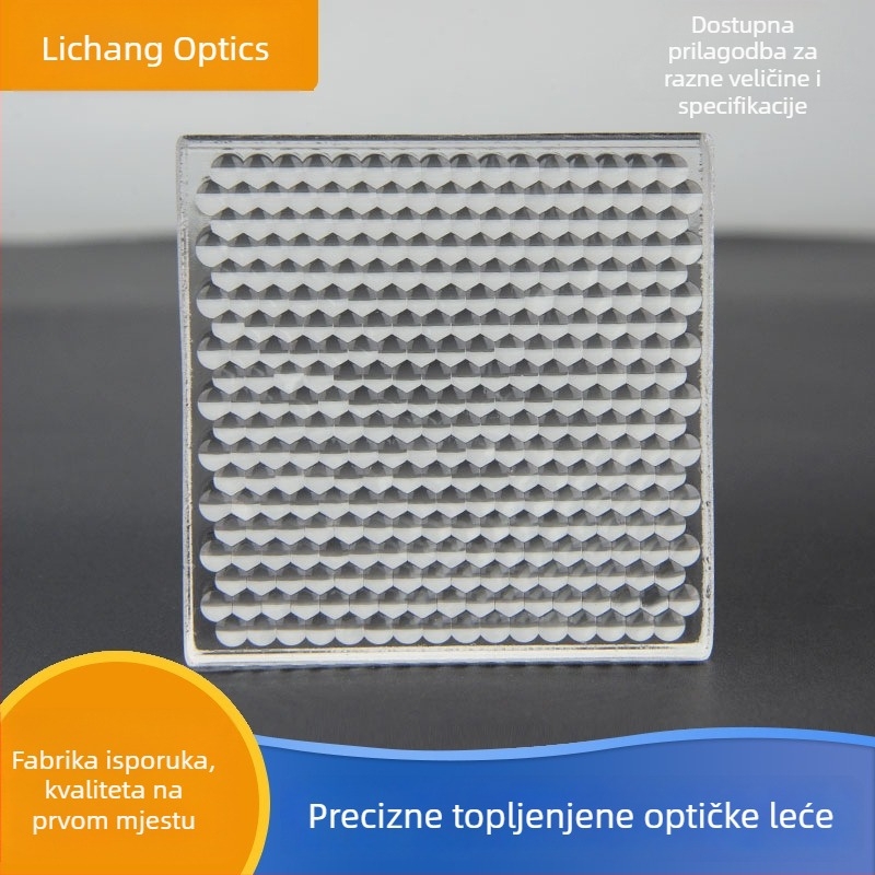 LED niz leća za uniformno osvjetljenje, leće od visokog borosilikatnog stakla K51, zaštita na zahtjev, marka Lichang