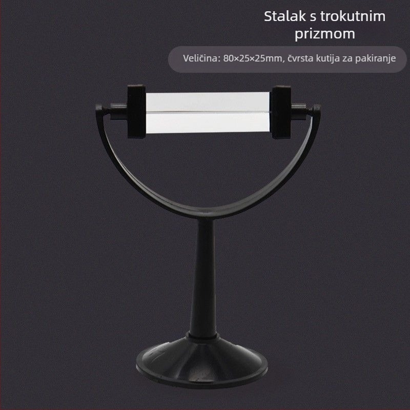 Kaleidoskop od optičkog stakla s trostranim prizmom za fizikalne eksperimente – poklon kutija