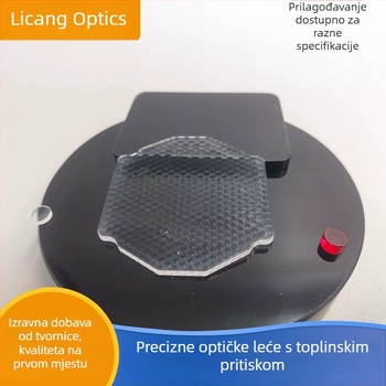 Optičko staklena leća s masivom očiju – leća za projektore i 3D printere; visok borosilikat K51; model Array lens compound eye lens; premaz na zahtjev; marka Lee Chang; namijenjeno osvjetljenju kondenziranju i kolimaciji