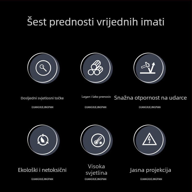 Yingpeng dodatna kućišta kristalne kugle za pozadinsko osvjetljenje – LED šareni rotirajući vodeni uzorak valovita leća, model Northern Aurora Jiangshai