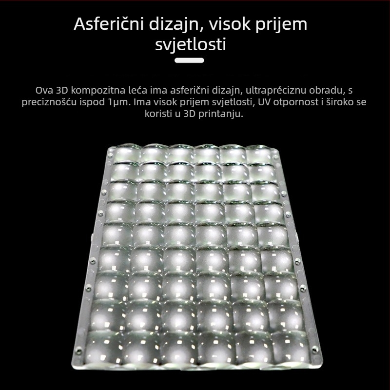 Akrilna infracrvena senzor leća za 3D ispis s višedijelnim sustavom, leća projekcije laserskog signala – Yingpeng Optoelectronics