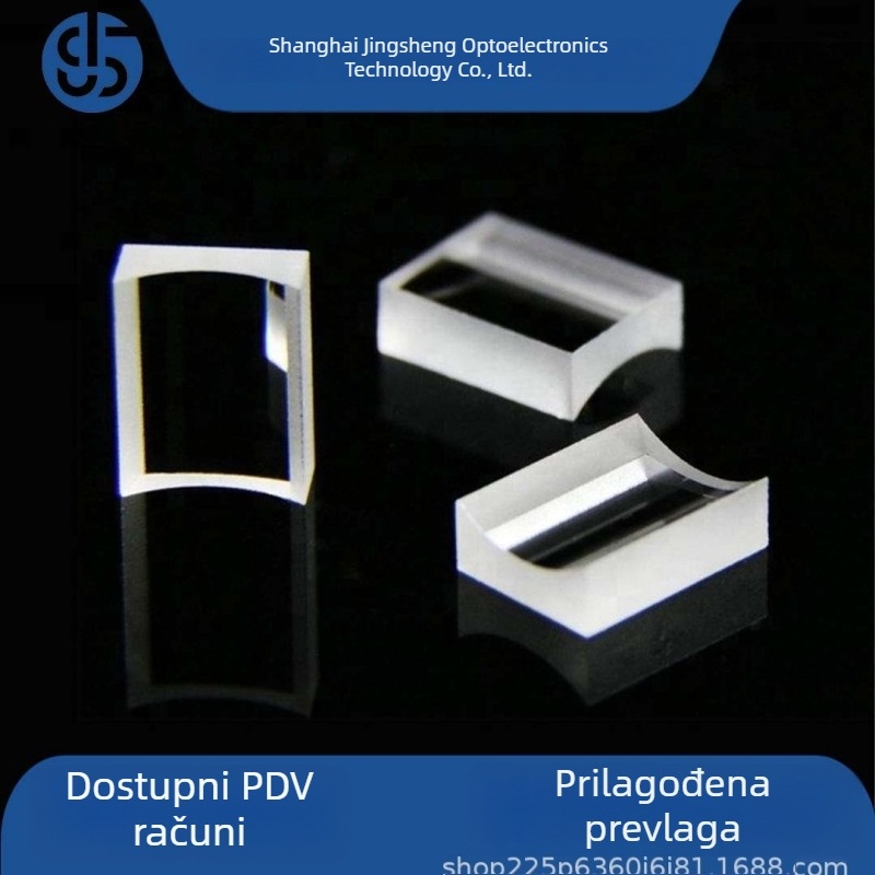 Plano-Concave Cylindrical Lens, precizan optički element, K9 materijal, prilagođena obrada za optičke instrumente