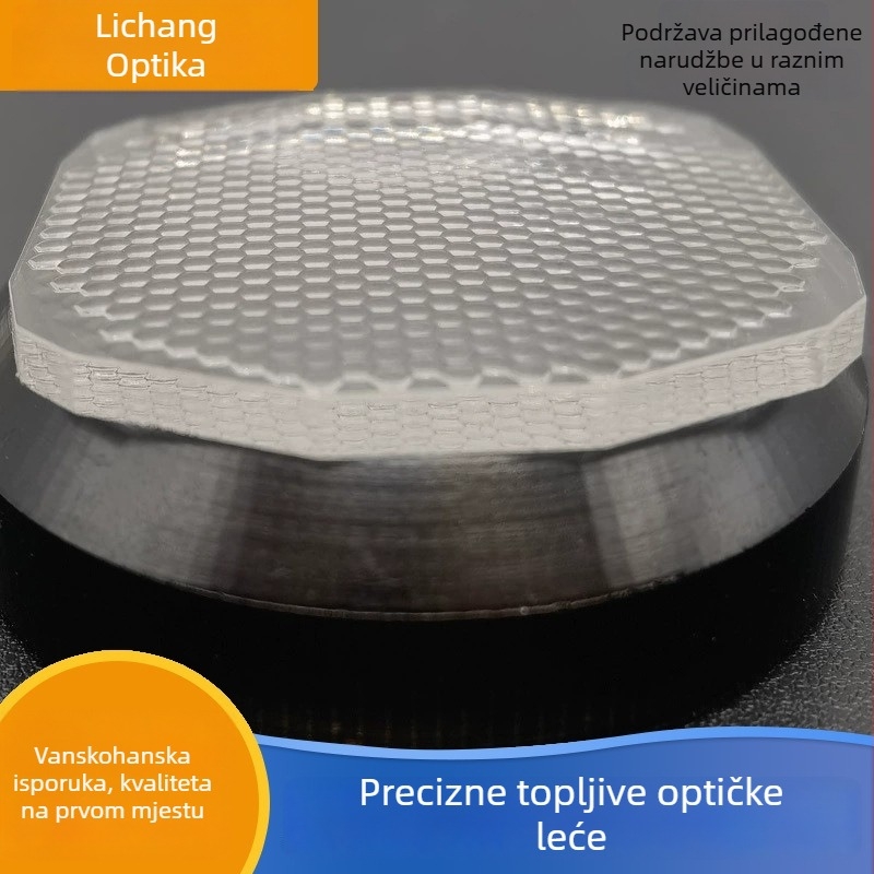 LED leća s višestrukim očima – Lichang, model Complex eye lens, premaz prema zahtjevima, za ravnomjernu usmjerenu rasvjetu