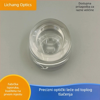 Staklena LED leća s UV-curing Bi-light za auto i motocikl; Materijal: visok borosilikatni K51; Liječena toplinskim tiskom