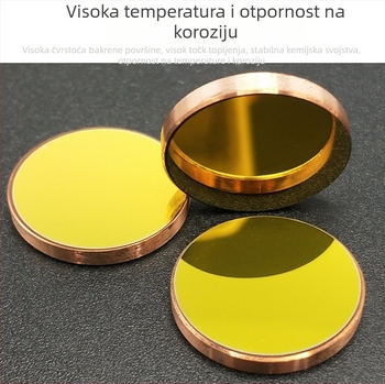 Bakreno-zlato premazane reflektirajuće leće, fokusne laserske leće i reflektivni laserski dodaci promjera 20/25/30 mm