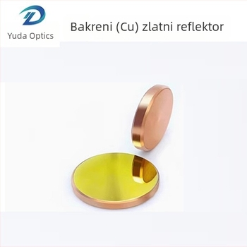 Bakreno-zlato premazane reflektirajuće leće, fokusne laserske leće i reflektivni laserski dodaci promjera 20/25/30 mm
