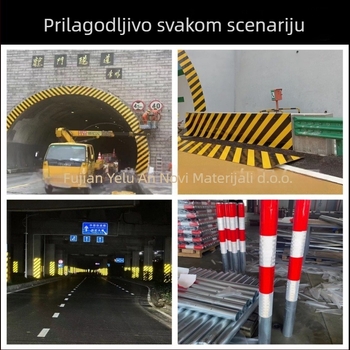 Reflektirajući film protiv sudara za električne stupove, Prism dvobojni reflektirajući film serije, radna temperatura -30°C do 60°C, Marka Night Road AN