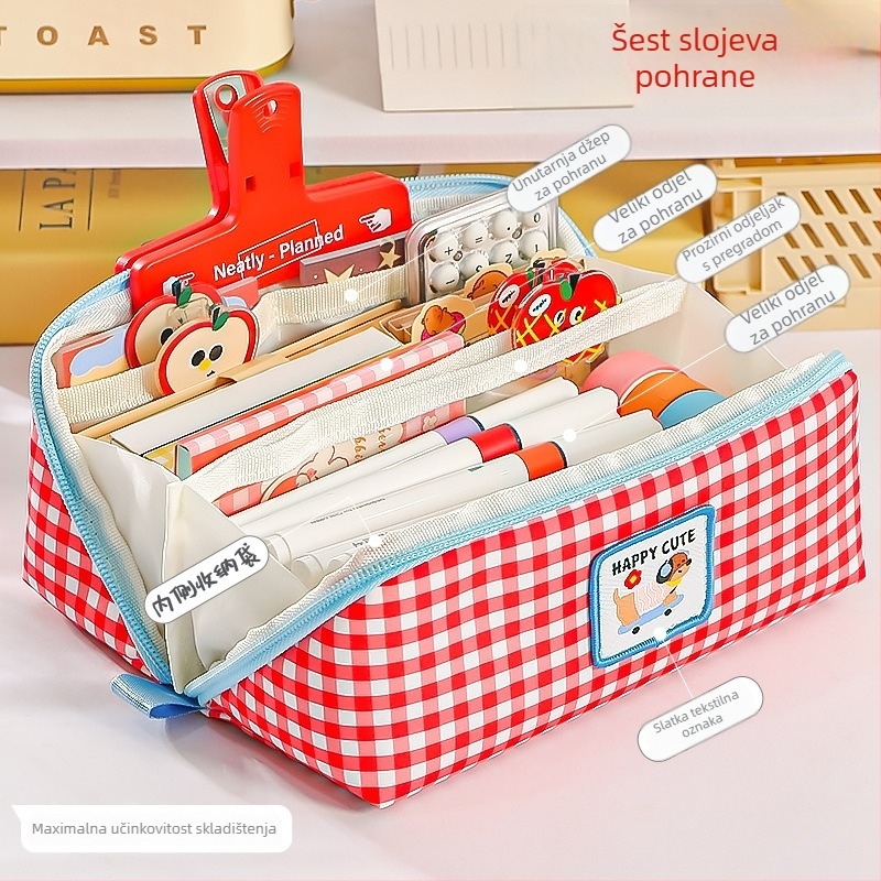 Neseser za olovke MG-9978, Pen Cabinet, tkanina, korejski stil