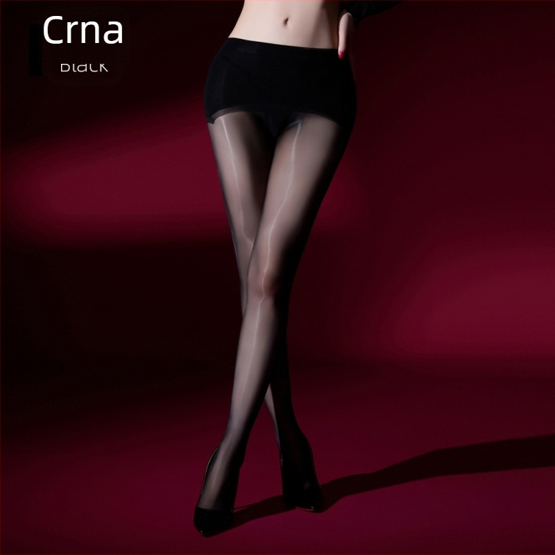 360° bešavne jednodjelne čarape, uljana tkanina, ultra tanke, bezšivna prepona, s prstima, za sve sezone