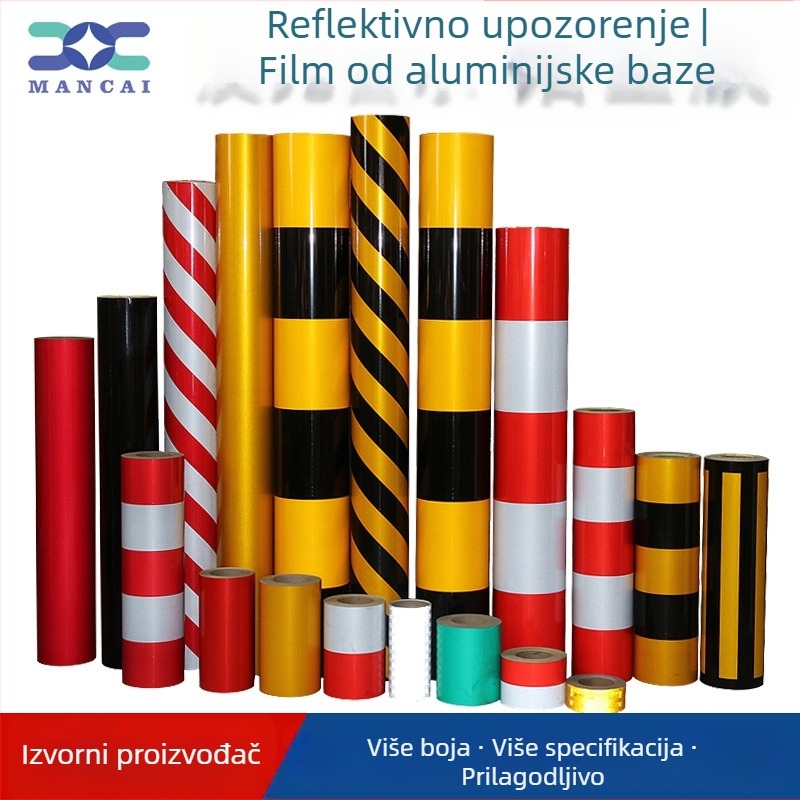 Reflektivni film, PET materijal; serija: aluminijska osnova; marka Mancai; šifra proizvoda mc015