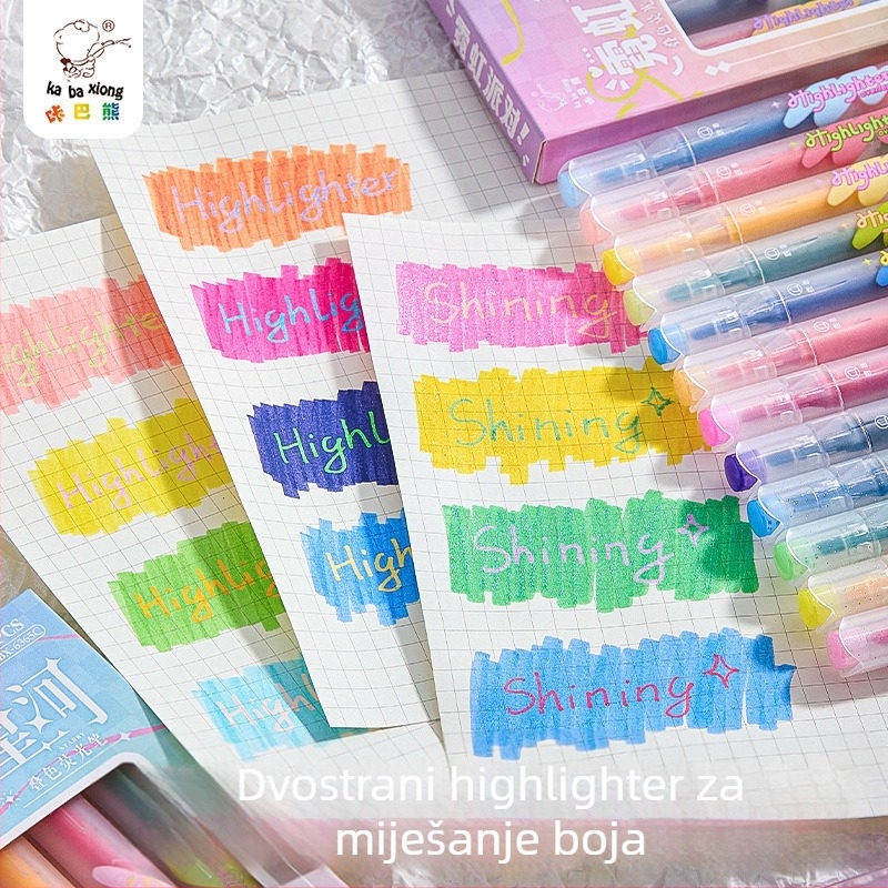 MOYL KBX-6365 Dvostrani marker, plastično kućište, u kutiji, Mogućnost prilagodbe, Nije izbrisiv