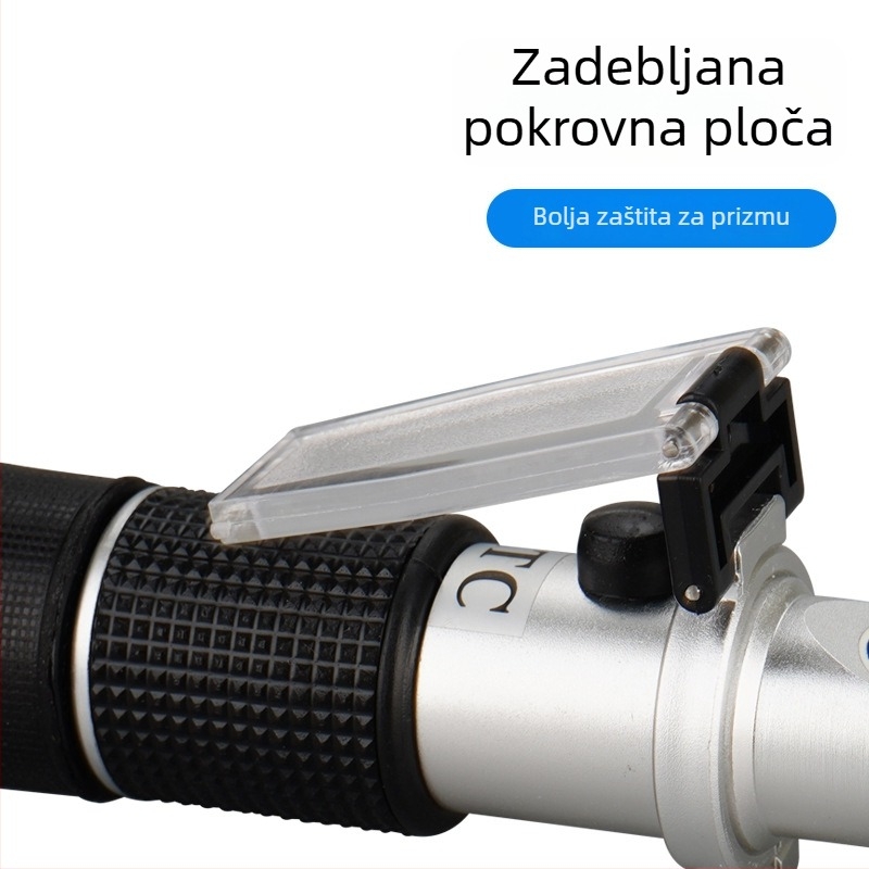 Refraktometar za koncentraciju sojinog mlijeka i rižinog mlijeka; mjerenje koncentracije soka soje i sladkoće tijesta.