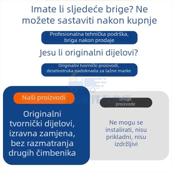 Dongcheng QIB-FF-2000/1600W pribor za pištolu toplog zraka, 36V, kompatibilan s nehrđajućim čelikom
