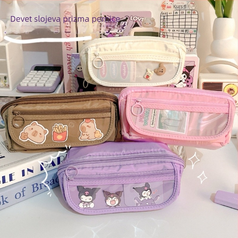 Platnena kutija za olovke – za djevojčice, dječji stil, osnovno pakiranje