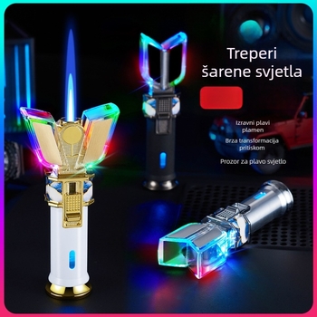 Metalna plinska zapaljka na butan, višekratna upotreba, otporna na vjetar, s otiskom logotipa i prilagođavanjem