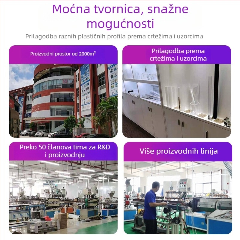 Dinghe prilagođeni LED vodič svjetla — LED traka i stup svjetla, PMMA, prijenos 85–90%, kut snopa 40°, model DHT-Y-00323