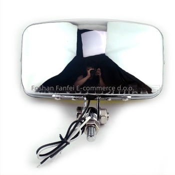 Biciklistička prednja svjetiljka s retro modifikacijom – Flying, kućište od lijevanog aluminija + staklena leća, 12V, 55