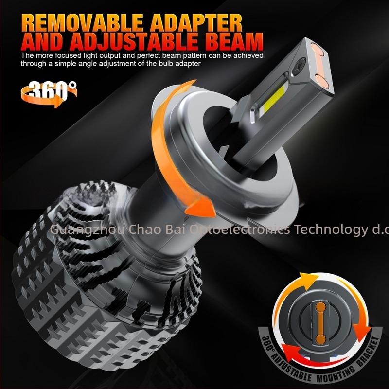 D2H LED prednja leća — zamjena za D2S/D4S Xenon, 60W, IP68, 5200LM, 9-32V