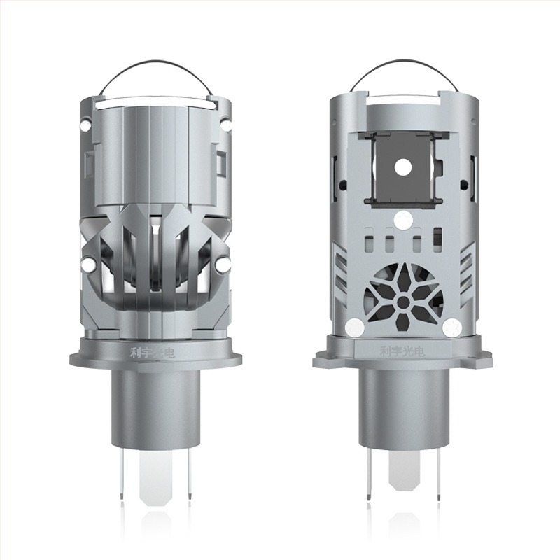 LED H4 LED svjetlo za automobil s M01T fisheye lećom i solenoidnim ventilu, Plug-In, 12V, 50W