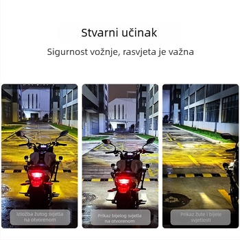 LED kvadratna radna svjetiljka za auto s integriranim visokim i niskim snopom, motocikl svjetlo, off-road svjetlo (40W, 12-80V DC, IP67, 6500K, 30000h)