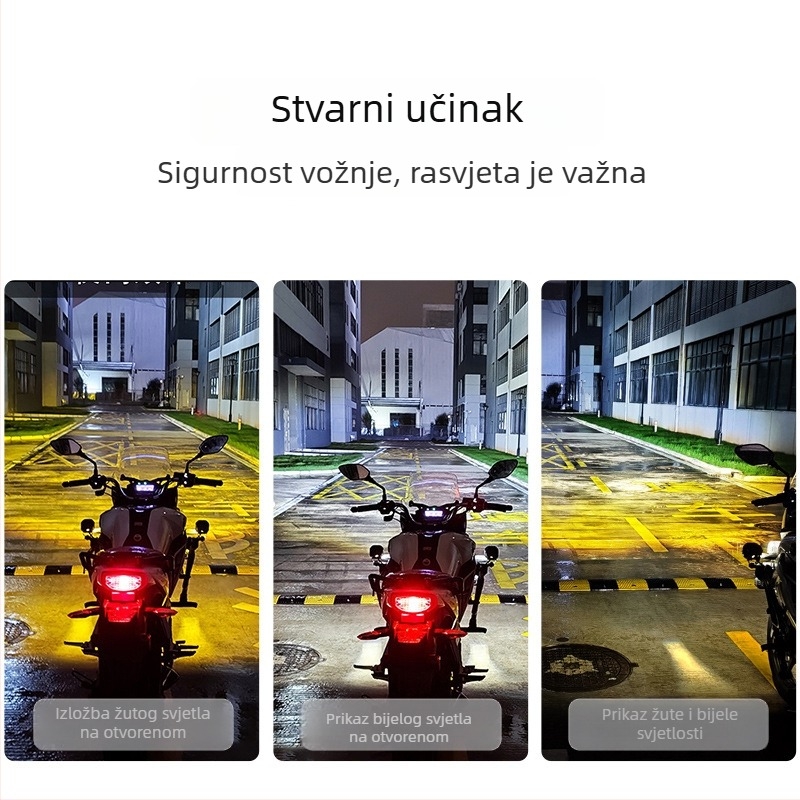 LED kvadratna radna svjetiljka za auto s integriranim visokim i niskim snopom, motocikl svjetlo, off-road svjetlo (40W, 12-80V DC, IP67, 6500K, 30000h)