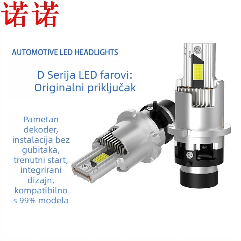 LED svjetla za D2S/R i D4S/R — 80W, 12V, 8000 lm, IP68, 50000 h