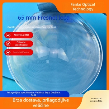 Fresnel leća za fokus – plosna Fresnel leća s laserskim rezom, marka Fanco