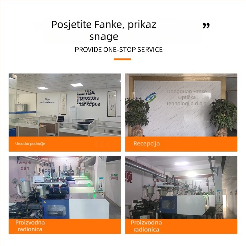 Fresnel leća za fokus – plosna Fresnel leća s laserskim rezom, marka Fanco