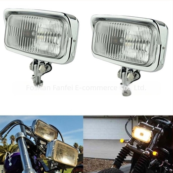 Retro svjetlo za električno vozilo - kućište od lijevanog aluminija i staklena leća, snaga izvora svjetla 55, 12V, model Flying