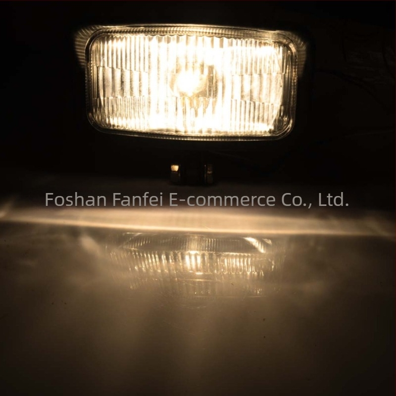 Retro svjetlo za električno vozilo - kućište od lijevanog aluminija i staklena leća, snaga izvora svjetla 55, 12V, model Flying