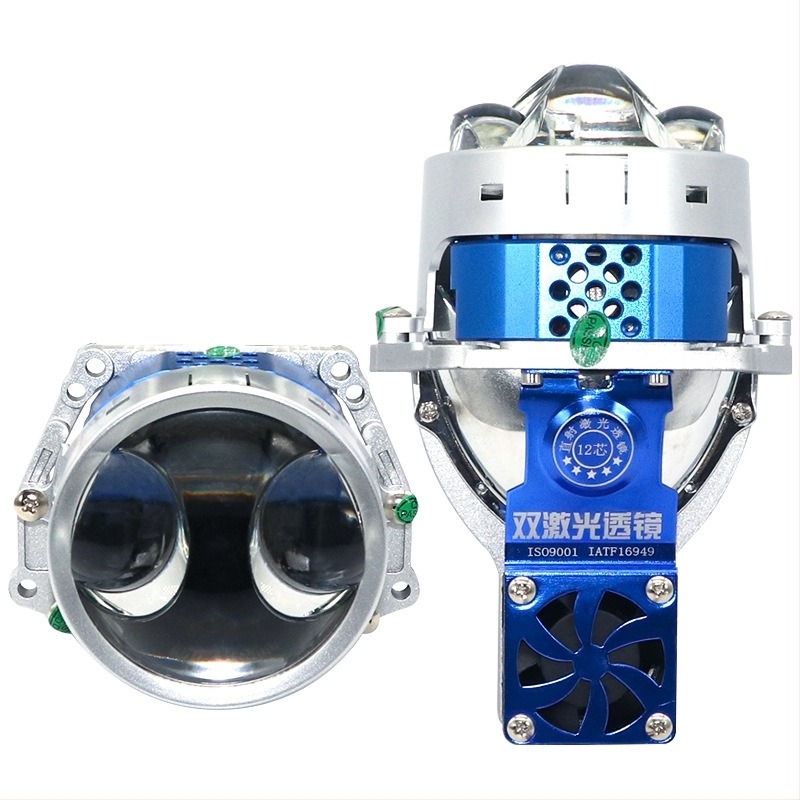 Set LED prednjih svjetala za auto s dvostrukom lećom i dvostrukim snopom, univerzalna kompatibilnost, 105W, 12V, 50.000h