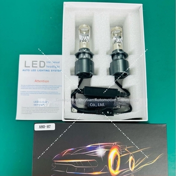 Auto LED farovi s malom lećom A80H4, visoka svjetlina, 40W, 12V, 4800 lm, IP67, kompatibilni s H4/H7/H11/9005/9006