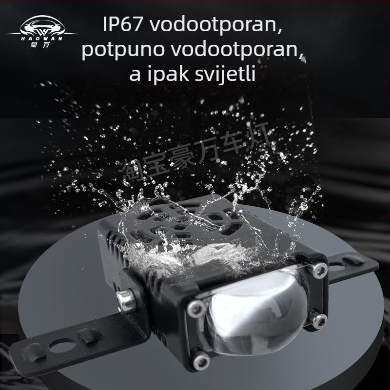 Reflektor za gril automobila i motocikla s 1-inč matricnom lećom, dvobojno žuto-bijelo LED svjetlo