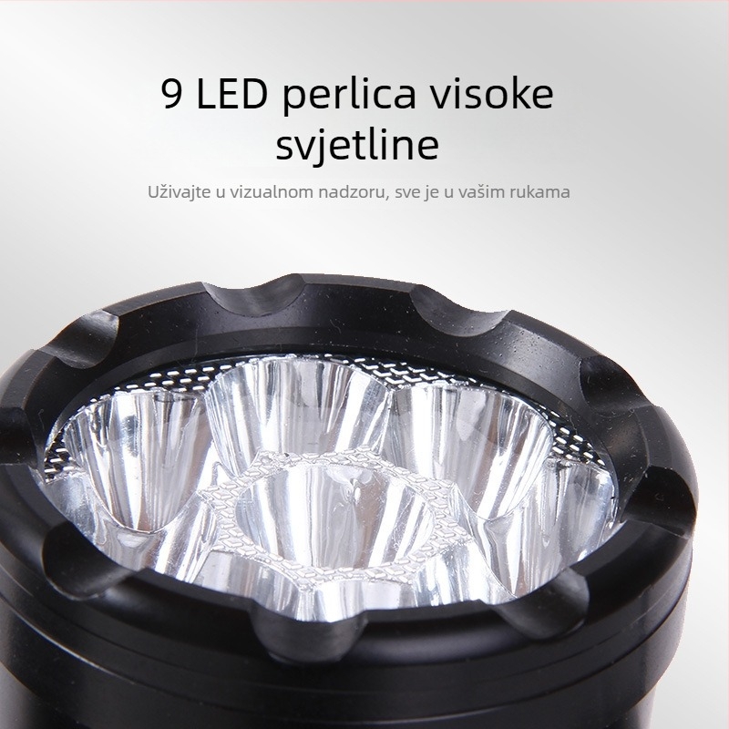 Devet LED prednjih svjetala za motocikle, automobile i električna vozila