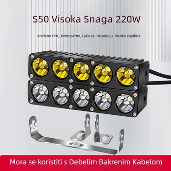 GS4 LED spot za gril kamiona – 220W, 12-60V, aluminijska legura, vodootporan