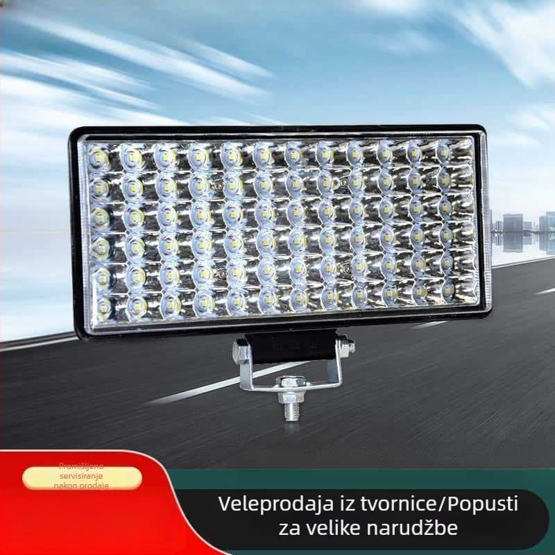 Cree LED reflektor s više LED za kamione, tricikle i motocikle — 216W, 12–24V, kućište od lijevanog aluminija