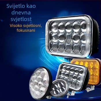 Xiangtai Aurora Visokoučinkoviti LED reflektor 12-24V za inženjerska vozila, viličari i kamioni — prednje svjetlo i magleno svjetlo, IP67, Cree LED, 105W