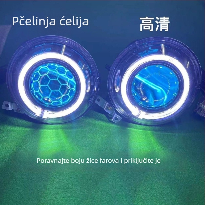 Automobilska LED glavna svjetla s laserom, 85W, upravljanje putem aplikacije, PC kućište, 24V