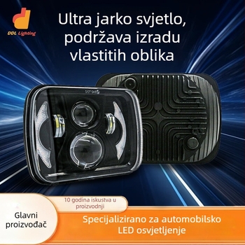 LED prednje svjetlo za terenska vozila IP67, 14000 lm, 12V, 80W, vijek trajanja 50000h