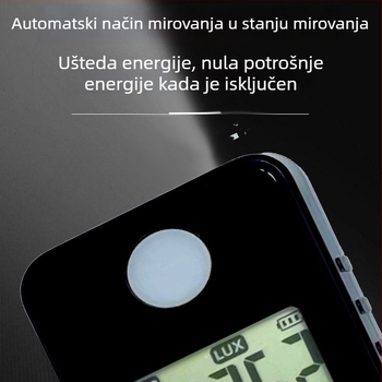 SUPTOOL Integrirani visoko precizan mjerač osvjetljenja, jas, temperatura boje i indeks prikaza boja, ručni svjetlomjer s cijelim spektrom
