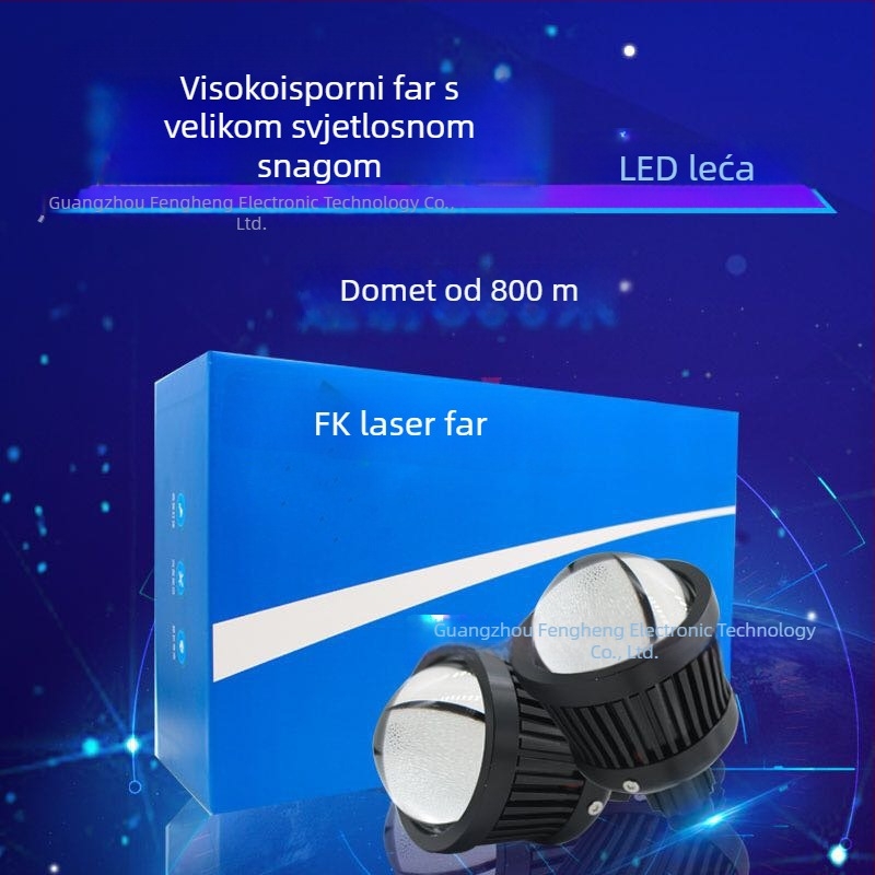 KEPMA LED prednje svjetlo, aluminijsko kućište, 55W, 12V, vijek trajanja 50000h