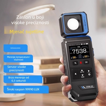 FPM-02 luxmetar visoke preciznosti, profesionalni mjerač osvjetljenja s punim spektrom, Fnirsi