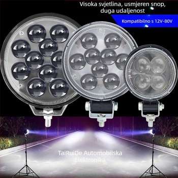 LED svjetlo za vozila, 60W, 12V, 1200lm, kućište od aluminijske legure, PC leća