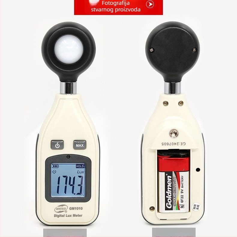 Benetech GM1010 Luxmeter – Visoko precizan mjerni instrument za osvjetljenje