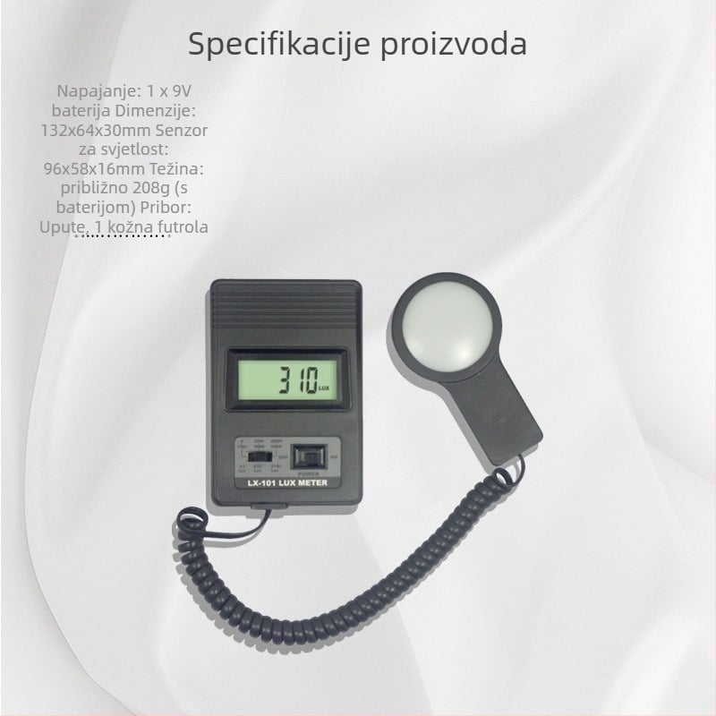 Lantai Lx-101 digitalni luxmetar, podijeljeni tip sa zaslonom