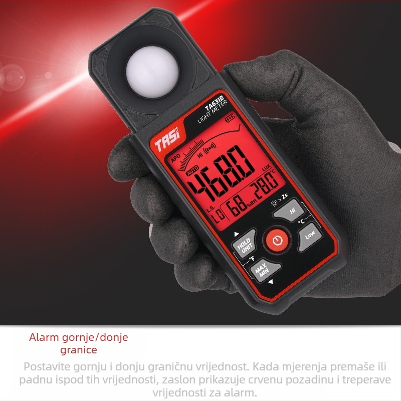 Trans TA631A digitalni mjerač osvjetljenja, fotometar za mjerenje luxa