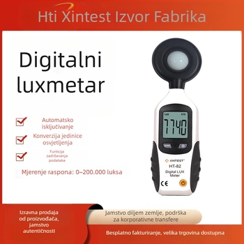 HTi HT-82 Ručni mjerač osvjetljenja za vidljivo svjetlo, 9V napajanje