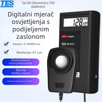 Taishi Tes-1330A/1332A/1334A Digitalni mjerač osvjetljenja Lux/Fc Fotometar