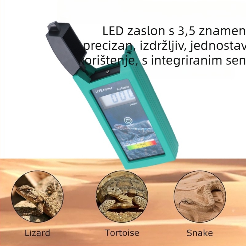 Lingban Visokoprecizan UV testni instrument za reptile UVA/UVB lampe — ultraljubičasti radiometar i mjerač energije