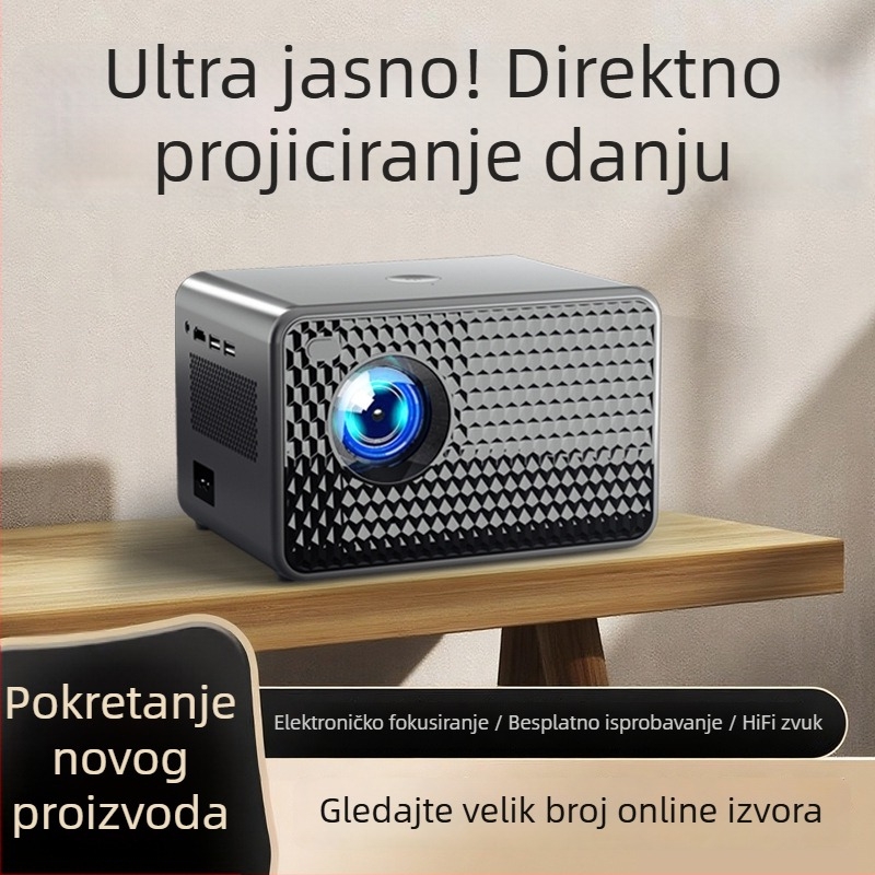 Domaći projektor - 1080P, 5000 lm, 75W, prijenosni, energetika klase I
